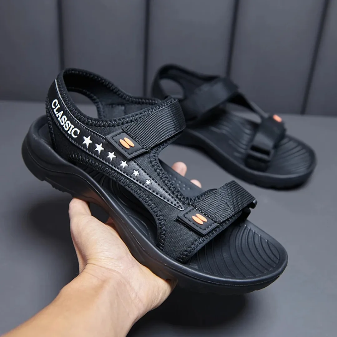 Men's and women's sandals, anti-slip, summer, high-quality, outdoor, beach slippers, casual shoes, new men's shoes, water shoes
