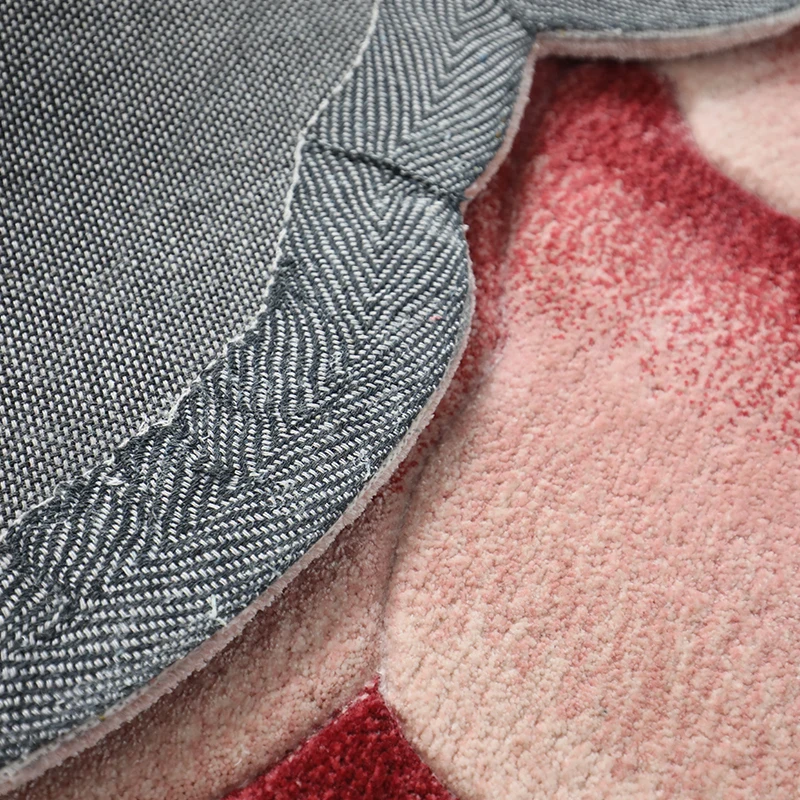 Tencel Teppich Blume Maßgeschneiderter Bodenteppich