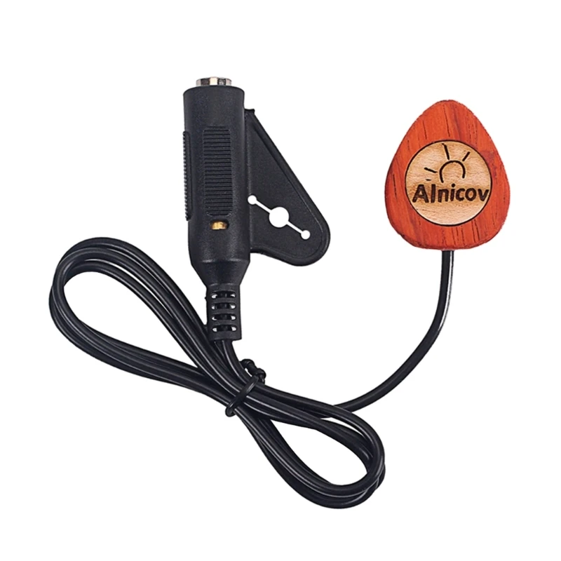 Piezoelectric Contact Microphone Pickup,Cello-Erhu-Ukulele Mandolin Guitar Microphone Pickup Violin Microphone Pickup