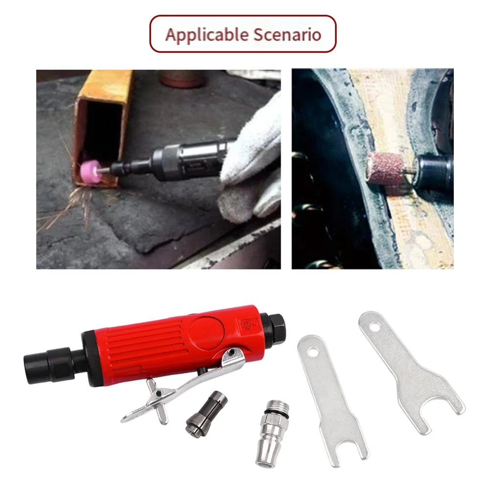 10Pcs Air Grinder Set 3mm 6mm Collet Chromium Vanadium Steel For Metal Polishing Engraving Pneumatic Tool