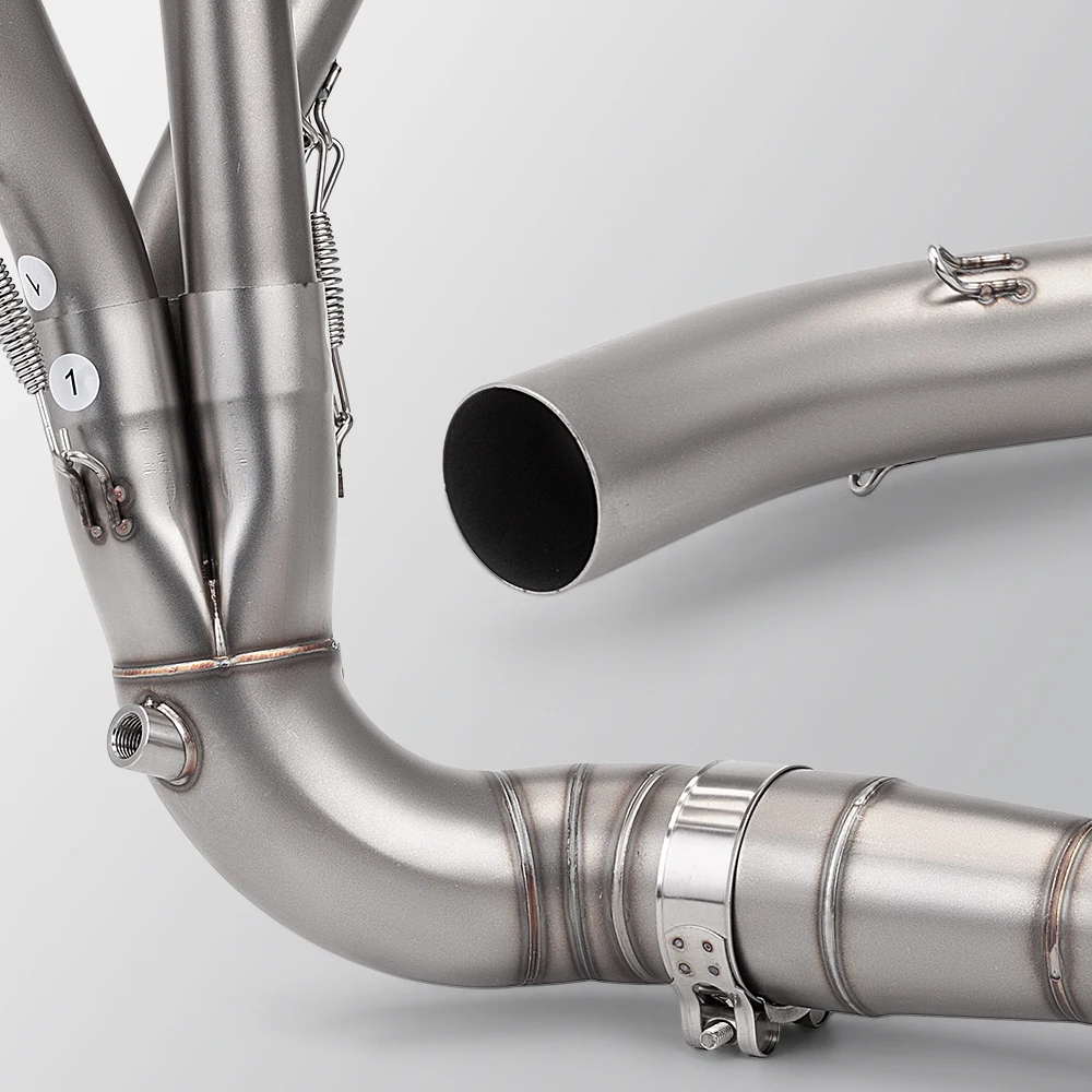 

Motorcycle Exhaust Pipe Front Link Pipe For MT09 MT-09 FZ09 XSR900 Tracer 9 GT MT 2021 - 2023 Escape