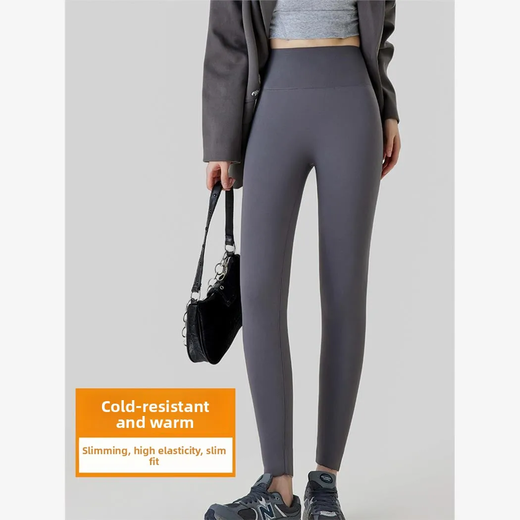 Thiened Fce Yoga-Hose mit hoher Taille für Damen, eng anliegend, Bauchkontrolle, Po-Lifting, Arkskin-Hose, Innenbekleidung, Oberbekleidung