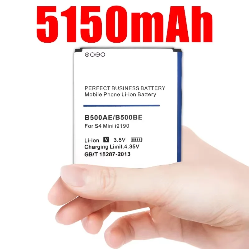 5150mah B500be B500ae Battery for Samsung Galaxy Mini S4 I9190 I9198 I9192 I9195 S4mini