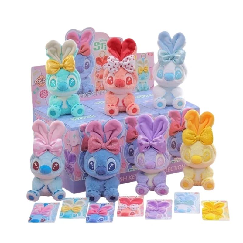 ของแท้ 100% ฮอตทอยส์ สติทช์ แคนดี้ ซีรีส์ กล่องสุ่มฟิกเกอร์ พวงกุญแจ จี้กระเป๋า ของสะสมแบบปรับแต่งได้ ของขวัญวันเกิด