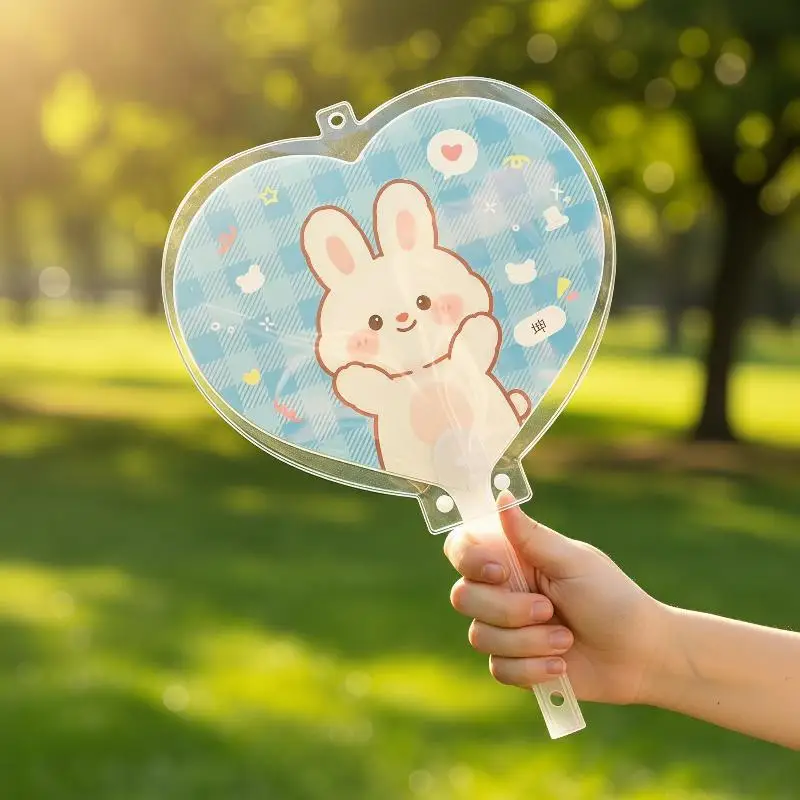 New！Transparent Hand Fan Protector Cover Anti Scratch Dustproof Design Perfect For DIY Craft Lovers and Idol Concert Fans