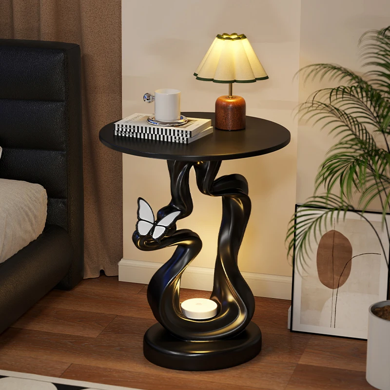 Designer Nordic Side Table Aesthetic Service Decoration Books Side Table Photo Album Standing Couchtisch Living Room Furniture