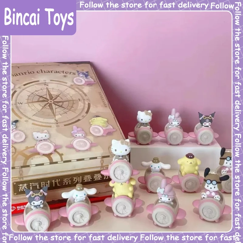 

Коллекционные фигурки Sanrio Steam Age Series в слепых коробках: Hello Kitty, My Melody, Kuromi. Загадочная коробка-сюрприз. Подарок на день рождения для девочек.