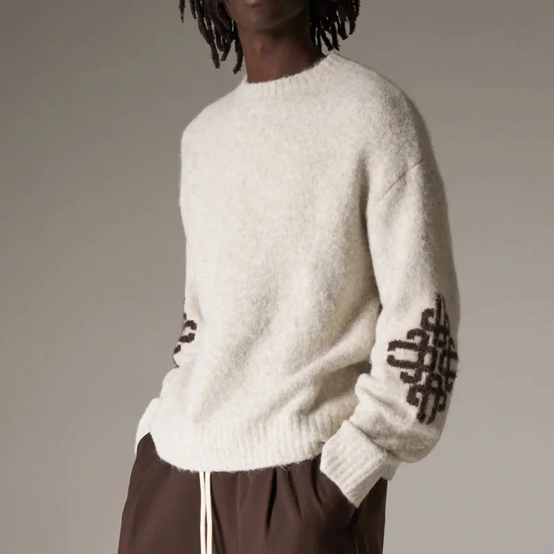 2025 Nuovo Y2K Harajuku Stile Gotico Marchio di Moda Design Lettera Stampata Maglioni Casual da Uomo e da Donna