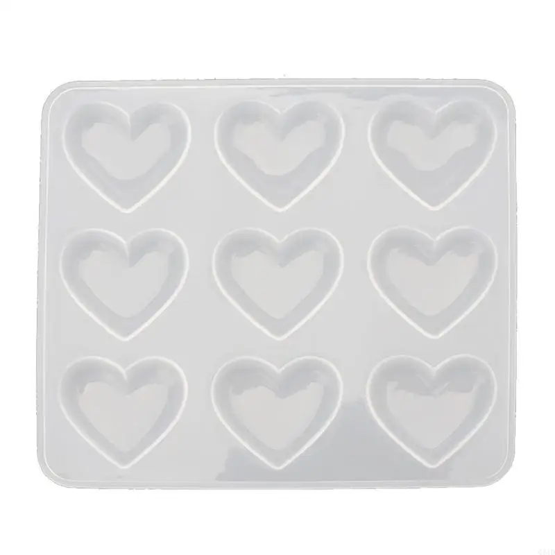 Resin Molds Heart-Shaped Silicone Molds for Epoxy Resin Casting DIY