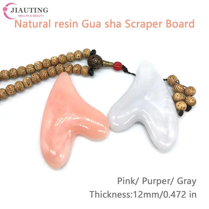 Heart Shaped Scraper Face Massager Gua sha Scraper Board Facial Guasha Meridian Muscle Relaxation Skin Lifting Face Thin Scraper