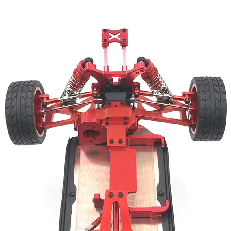 

Для WLtoys 144001 144002 144010 1/14 комплект металлических деталей для обновления радиоуправляемого автомобиля, приводной вал, аксессуары для модификации поворотного рычага, 2