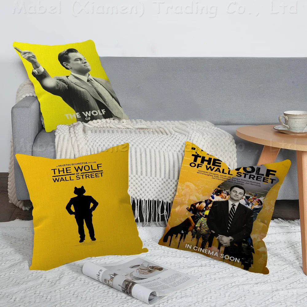 The Wolf Of Wall Street Movie Pillowcase Toon Gift Cushion Cover Bedroom Home Sofa Chair Seat Decor Pillow Case