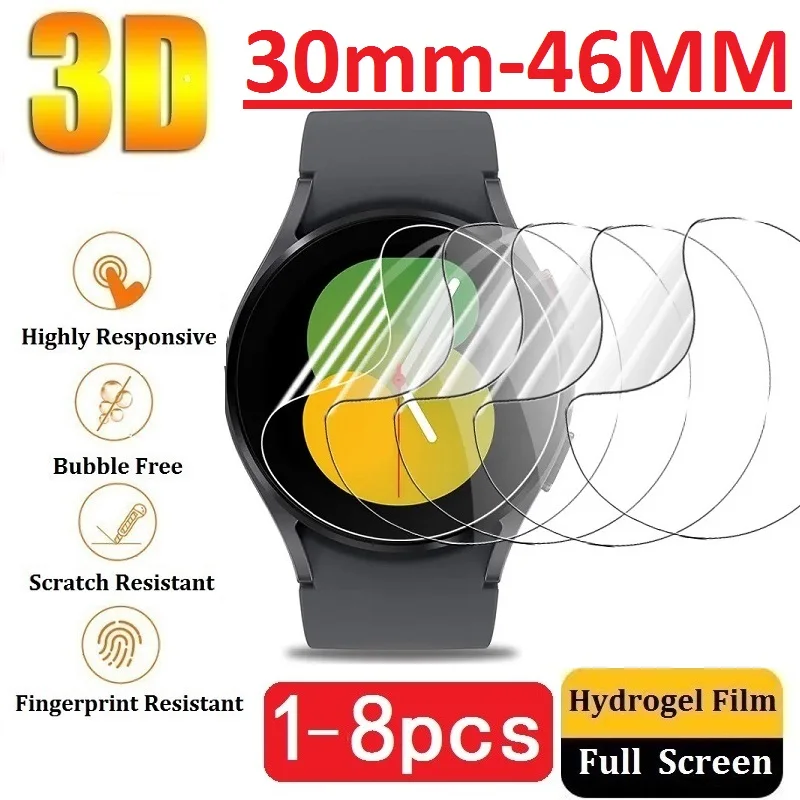 

Защитная пленка для смарт-часов пленка 40 мм 39 мм 38 мм 37 мм 36 мм 35 мм 41 мм 42 мм 44 мм 30 мм-46 мм, аксессуары для защиты экрана часов