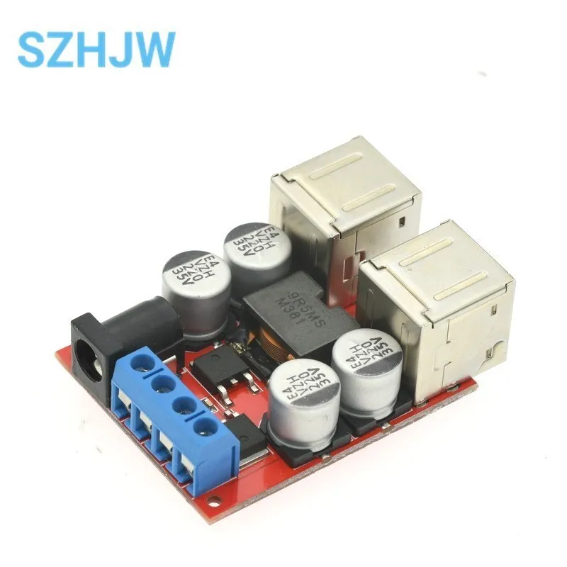 8V 35V To 5V 8A Power Supply Step-down Module 4-port Hub USB Charger Module For Android Mobile Phone Car Charger