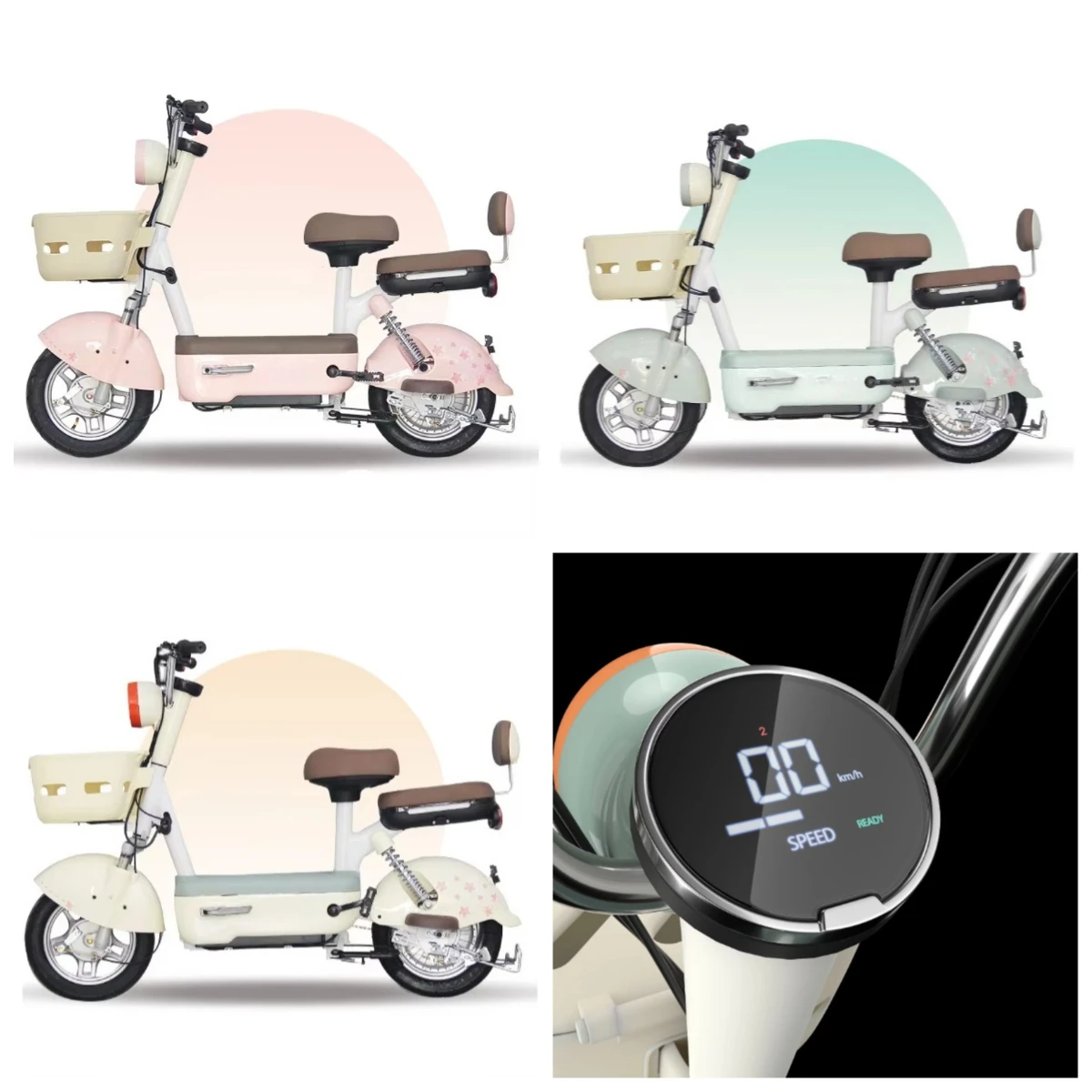 Lvyuan Aluminum Alloy Frame Adult Electric Bike With Storage Battery Made In China High Battery Life Best Selling Electric