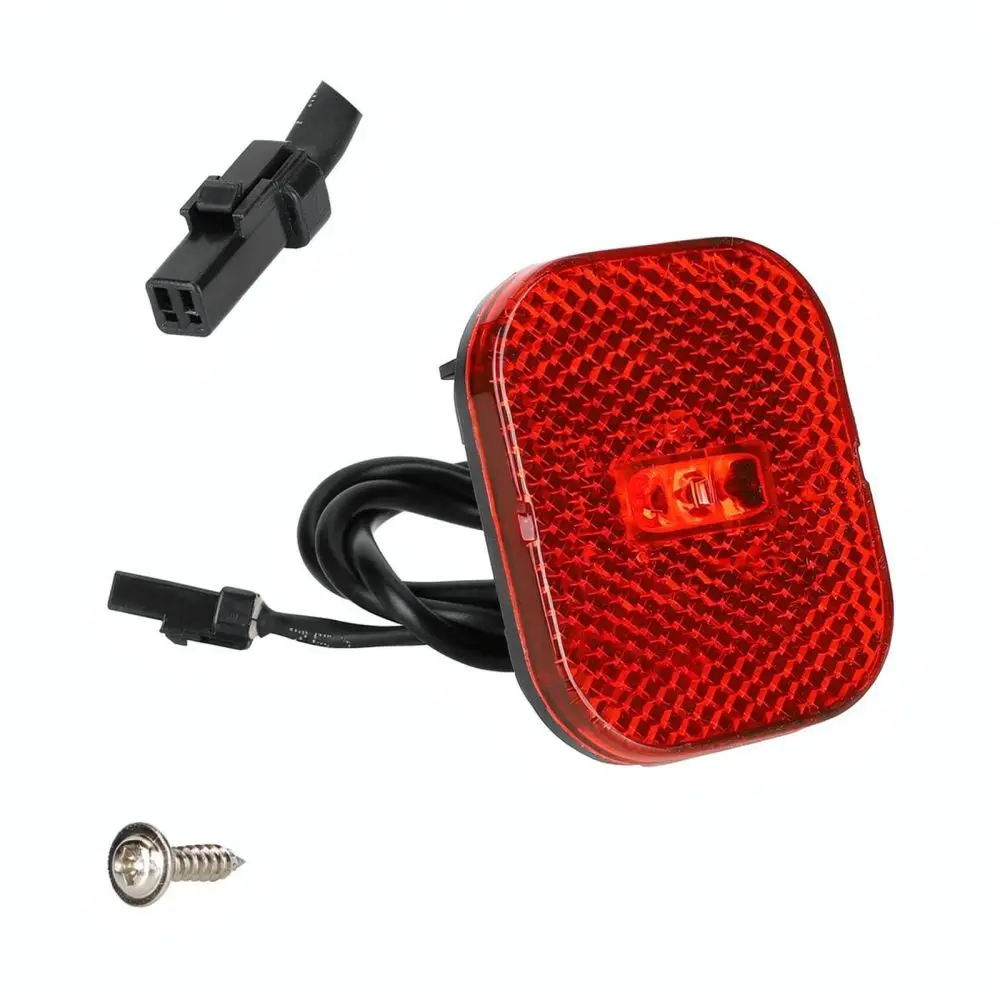 For For MAX G3 Electric Scooter Mudguard Rear Fender Kit Splash Shield With Built In Safety Tail Light Cycling Repair Part
