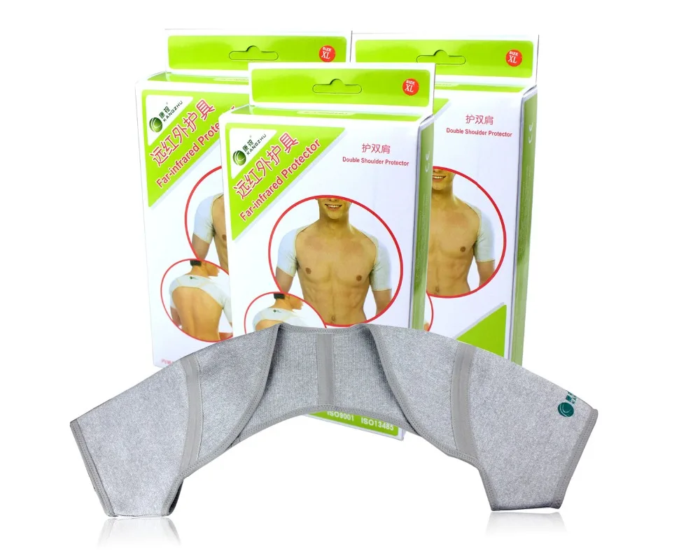 

Breathable medical Far infrared ray double shoulder Protector Protection Elastic Bandage Shoulder Support Sports Tape Adjustable