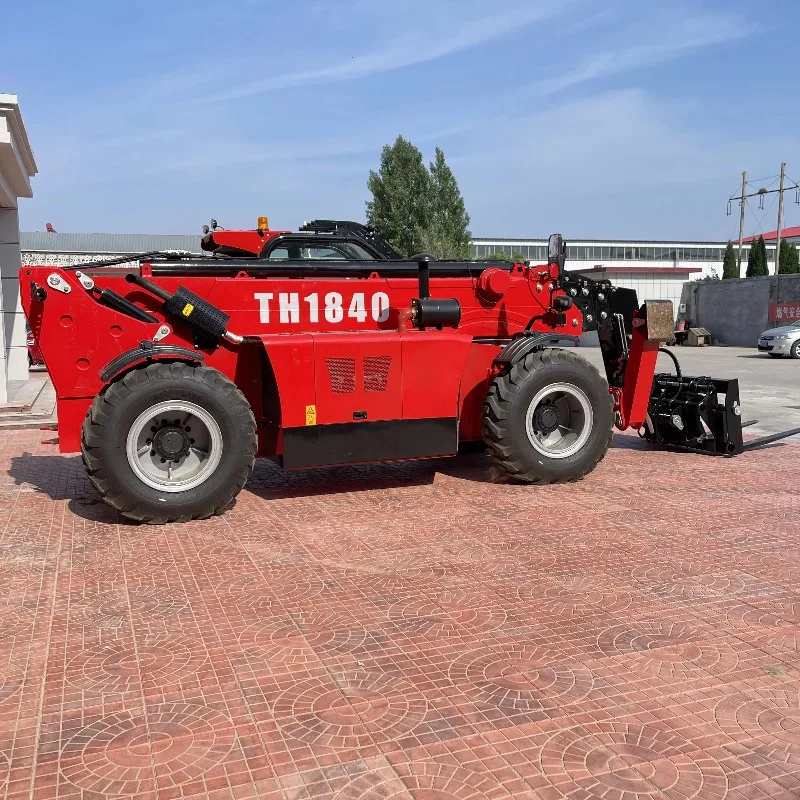 Customized Lifting Machine 4X4 Telehandler Forklift 4ton 18 M Telehander For Sale With Europe 5 Engine