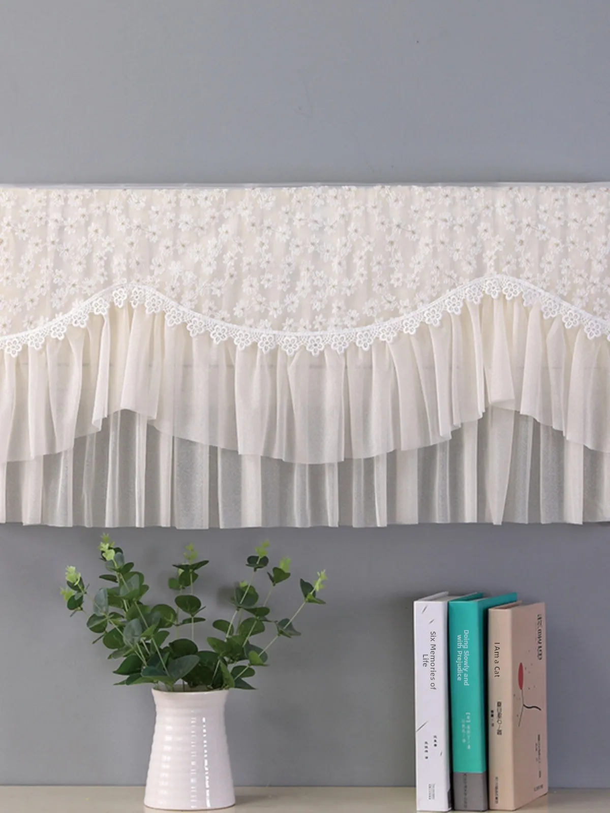 

Настенный пылезащитный чехол для кондиционера, совместимый с Midea Gree, новая модель 2026 года, тканевый, для дома