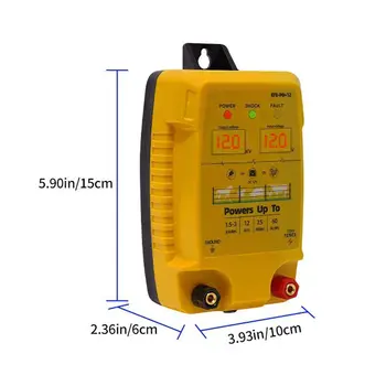 5公里電子脈衝圍欄12V脈衝控制器,適用於牛羊牲畜、牧場家禽等,電動牧羊設備 8 best sales 電動牧羊犬 - №7