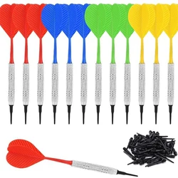 6 sztuk/partia rzutka z miękką końcówką zestaw do elektronicznej tarczy z 30 sztuk Extra POM Dart Tip Dart Set elektroniczna gra w rzutki