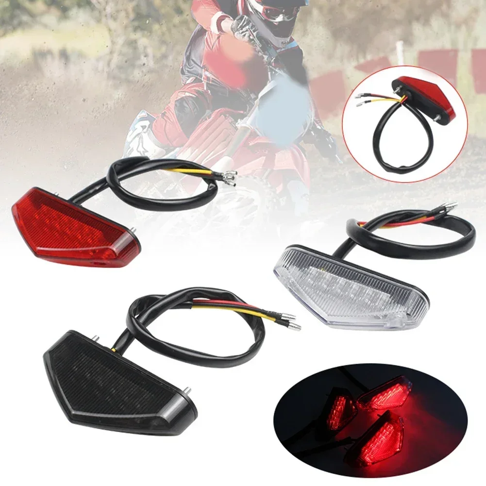 

LED Taillight for Motorcycles and Scooters Improved Safety with High Brightness Functionality Fits Most 12V Offroad Vehicles