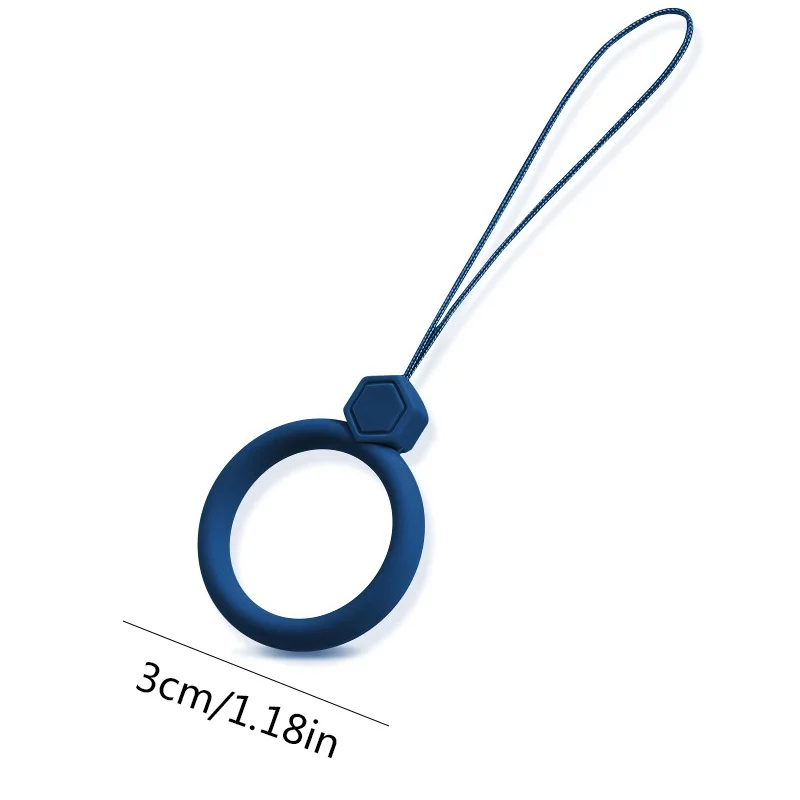 Cordón de teléfono para llaves, correa para iPhone, funda de airpods, anillo de dedo, accesorios de teléfono móvil de dibujos animados