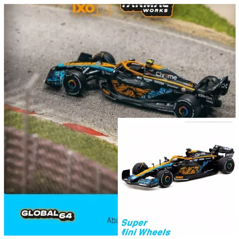 MCL36 ABU DHABI GRAND PRIX 2022 LANDO NORRIS 1:64 TARMAC WORKS Model Car Diecast Collection Limited Edition Hobby Toys