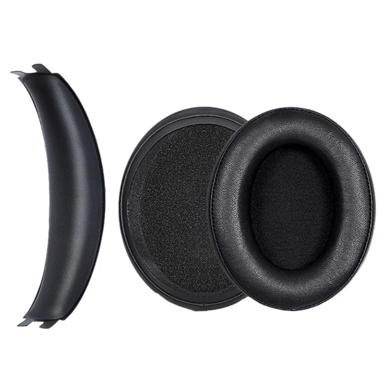 Ear Pads Sponge Cushion Replacement Elastic Headband Earmuffs for HyperXCloud Flight S Gaming Headphone