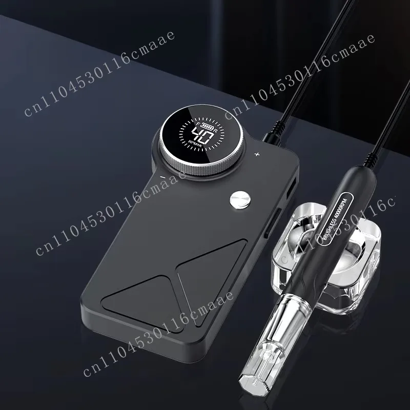 Portable Nail Polish Machine Rechargeable Diamond with Powerful Brushless Motor Electric Nail Drill