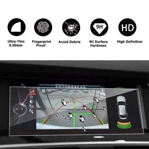 BMW 7 시리즈용, 5 시리즈, F10, F11, F07, F01, F02, F04 용, 10.2 인치 GPS 네비게이션 프레스 스크린, 보호대 강화 유리 필름