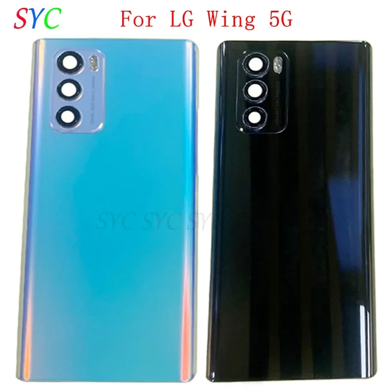 

Задняя дверь, крышка батарейного отсека, чехол для LG Wing 5G, задняя крышка с запасными частями в рамке объектива