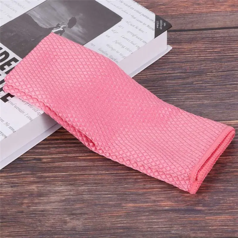 

[AA49] 15Pieces Fish Scale Rags Super Absorbents Microfiber Polishing Cleaning Cloths Reusable Glass Wiping Rags 30X40cm