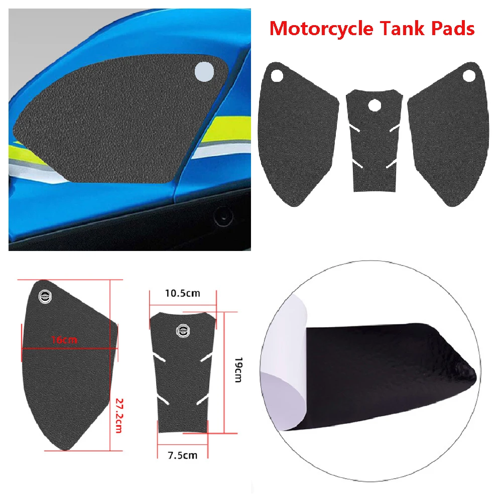 Fit for Suzuki GSXR 1000 GSX-R 1000R ABS GSX-R1000 2017-2024 Motorcycle Tank Pad FuelTank Side Knee Traction Grip Anti Slip Pads