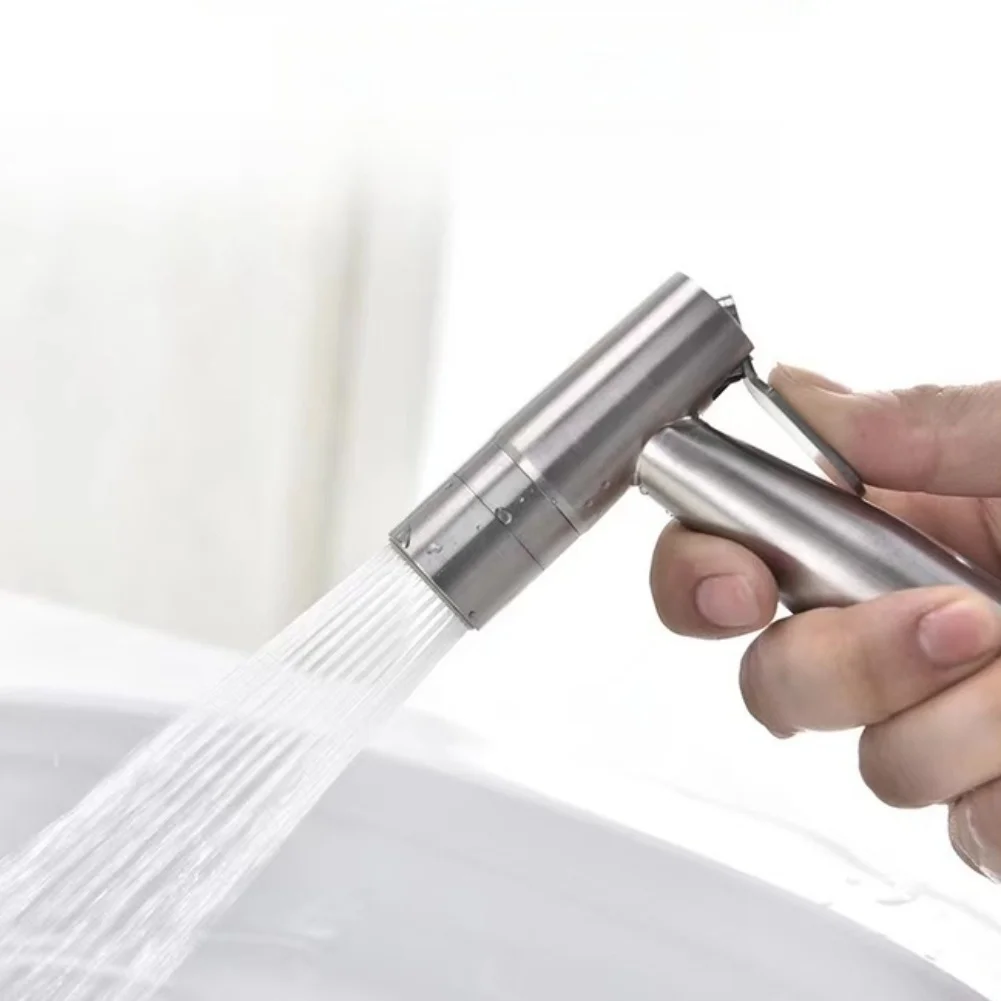 For Versatile Washing Tasks Stainless Steel Bidet Sprayer Stainless Steel Bidet Sprayer Wall Mounted Bidet Set