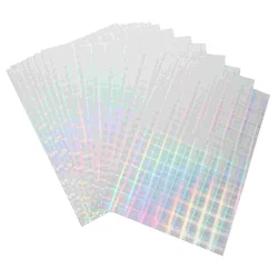 Papel de impresión holográfica, pegatinas imprimibles, etiquetas en blanco, láser, 20 hojas