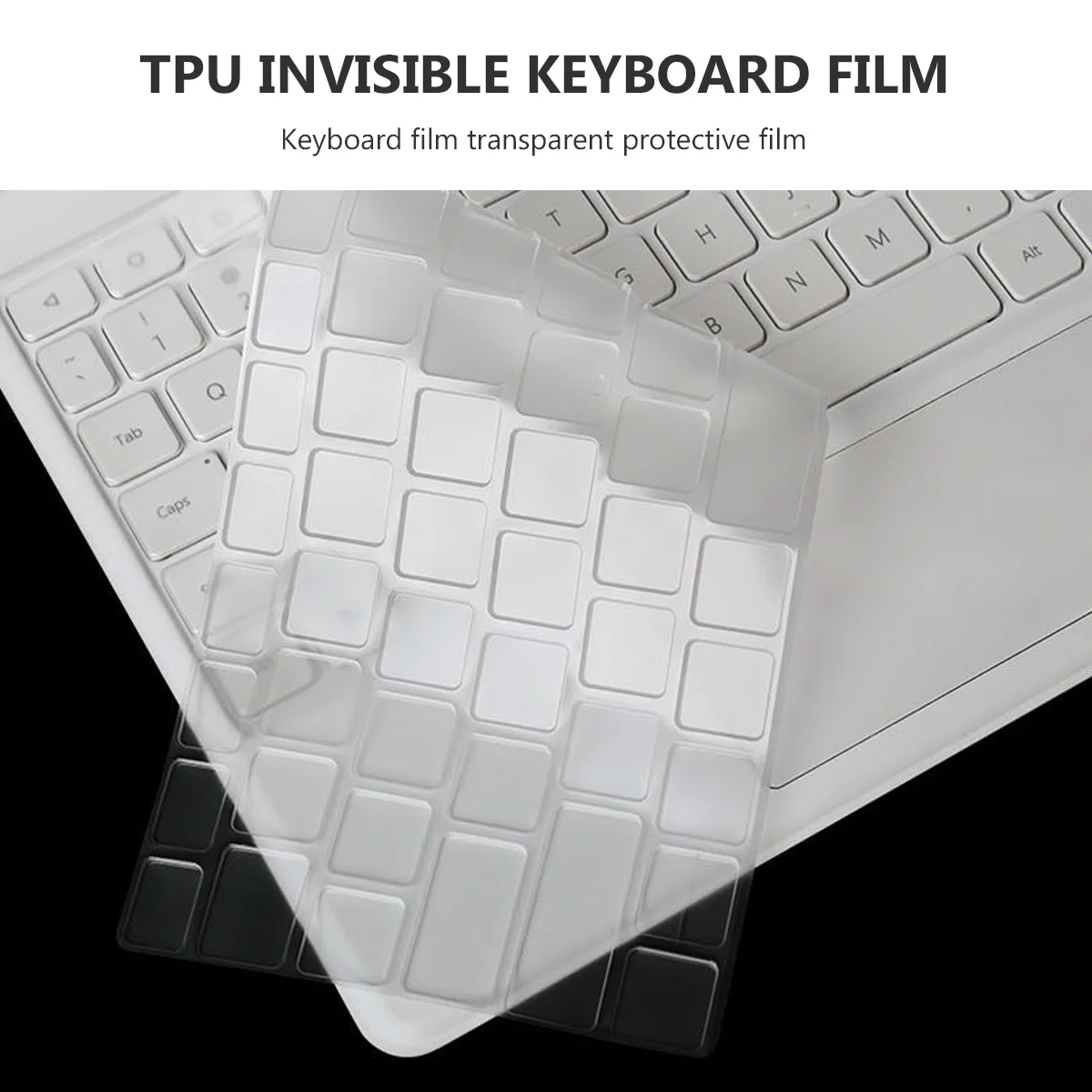 

5pcs Keyboard Protective Film Transparent Silicone Cover For 13 15Pro Laptop Water Dust Proof Easy Clean Breathable