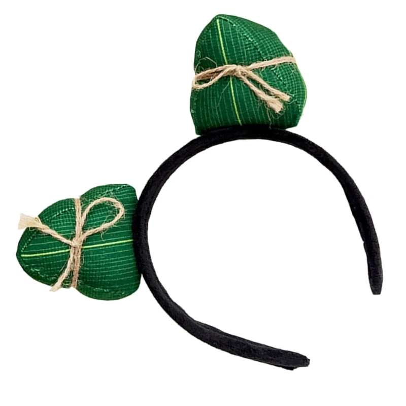 Simulation Rice Dumping Hairhoop for Dragon Boat Festival Child Adult Hairclip