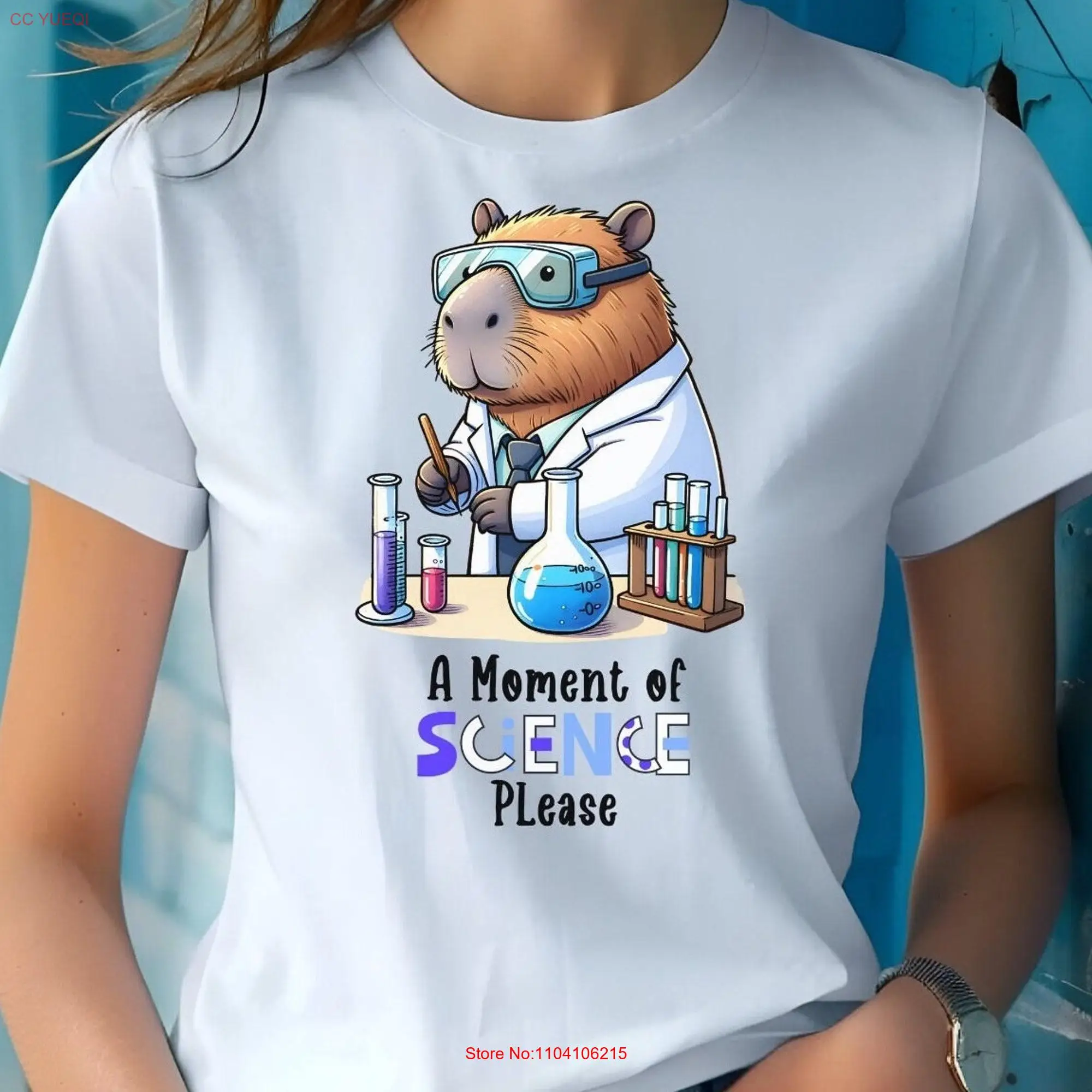 A moment of science please shirt funny hamster lover T teacher gift lab technician unisex long or short sleeves