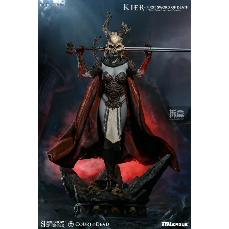 TBleague X Sideshow Original „Death Court“ Death Queen 1:6 Mobile Puppe Handgefertigtes Modell Spielmodell Geschenk Ornament für Jungen Sammeln