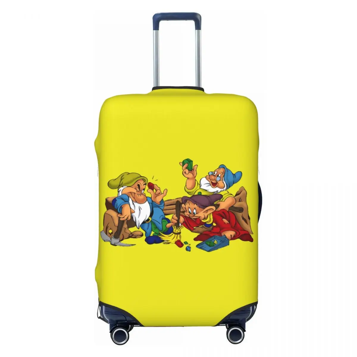 

Custom Custom Snow White And Anime The Seven Dwarfs Luggage Cover Protector Washable Travel Suitcase Covers