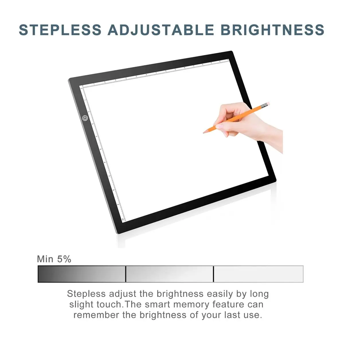 A3 LED Copy Board Light Tracing Box, Ultra-Thin Adjustable USB Power Drawing, Streaming, Sketching ,Stenciling