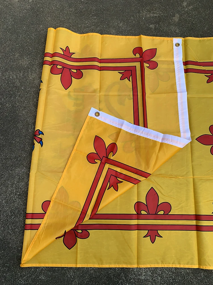 90x150cm  Sotland wales royal lion rampant scotland flag  polyester hanging double side Indoor Outdoor  banner