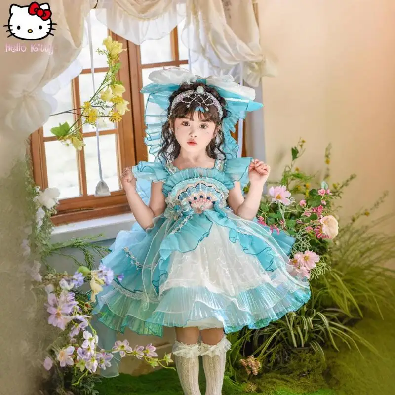 

Платье принцессы Лолиты в стиле каваи для девочек на Хэллоуин, новая мода с героями мультфильмов, сетчатая юбка в стиле аниме для девочек на Рождество, день рождения, платье для шоу