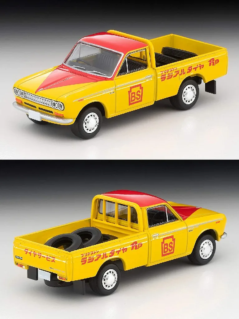 

TOMYTEC TOMICA TLV 1/64 Datsun Truck 1300 Truck Pick-up LV-194a LV-195a alloy car model Christmas gift