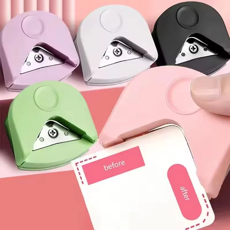 Circle Cutter Button Maker Corner Round Machine Corner Punching Portable Paper Cutter Card Photo Cutting