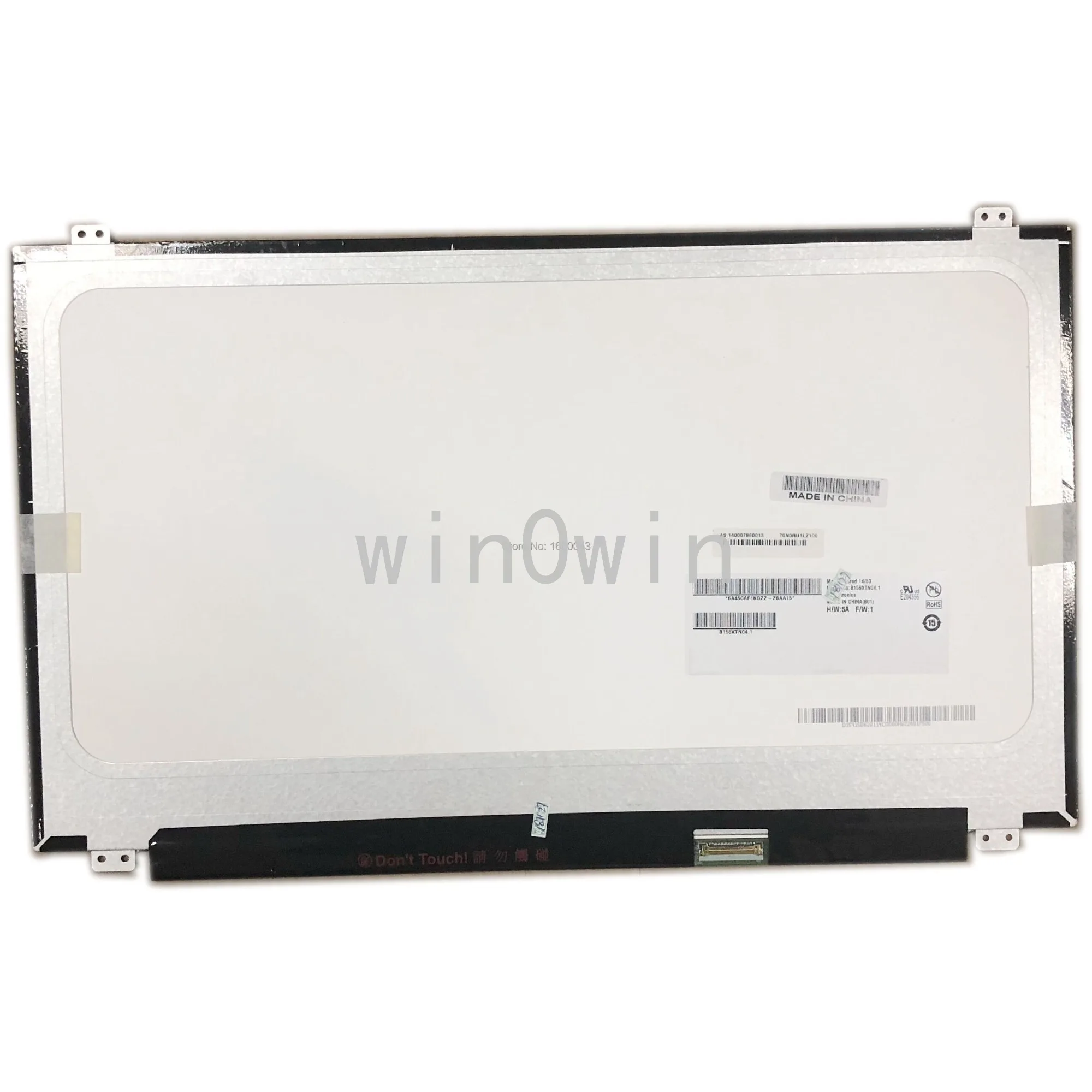 B156XTN04.1 fit LP156WH3(TP)(S1) N156BGE-EA1 B156XTN03.1 N156BGE-EA2 B156XTN04.0 NT156WHM-N12 Slim LED 15.6 eDP 30pin Screen
