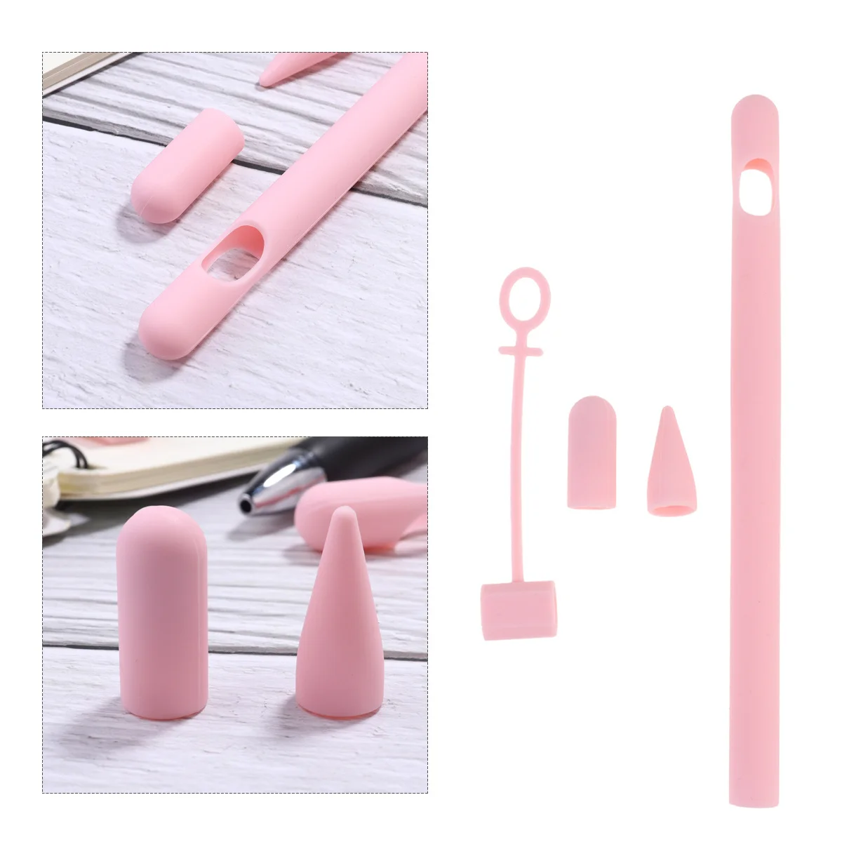 Beschermhoes voor potlood Roze scherm Touch Pen Sleeve Anti-verloren Duurzaam Praktisch Eenvoudig ontwerp Scherm Touch Pen Sleeve