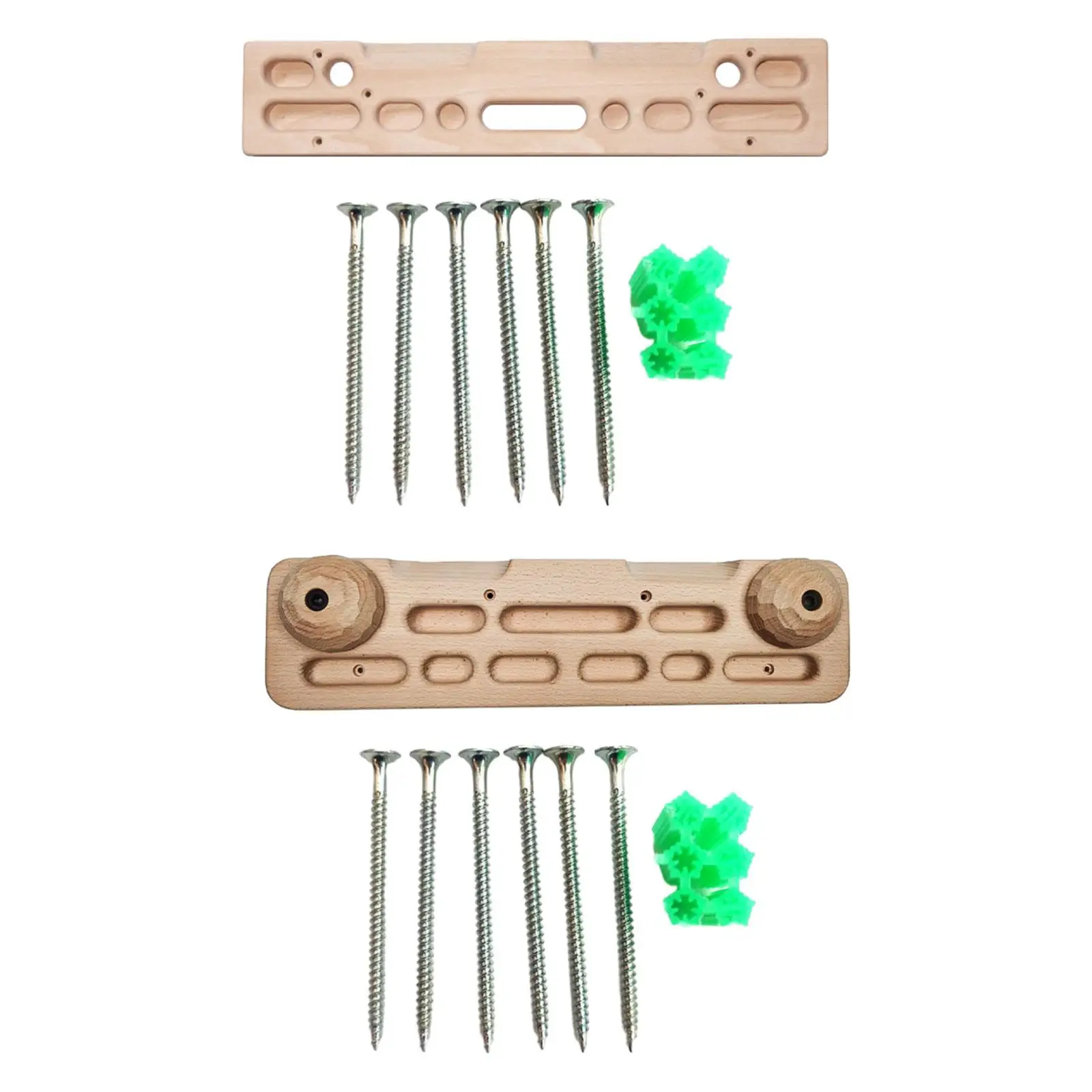 

Rock Climbing Training Board Wooden Wall Mounted Fingerboard for Grip Strength Indoor Outdoor Physical Fitness Exercise Practice