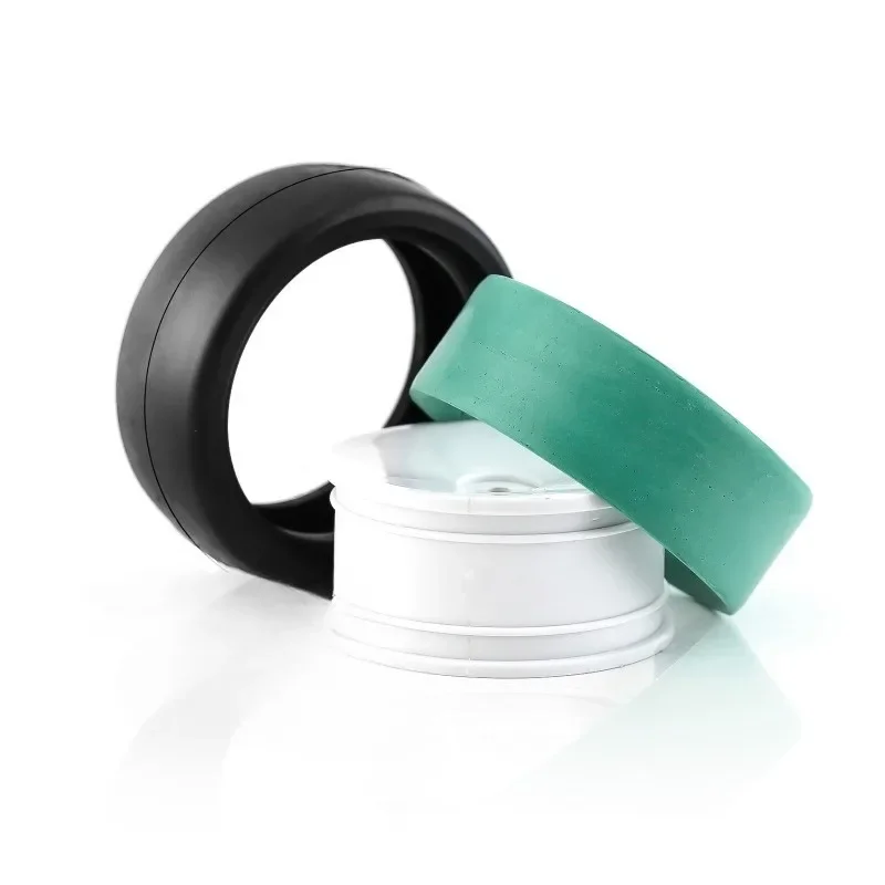 4-delige set Hotmelt-banden met hoge grip 25 ° 30 ° 35 ° 40 ° 45 °   Wiel 65*25mm voor 1/10 Schaal RC Racing Cars Upgrade Onderdelen